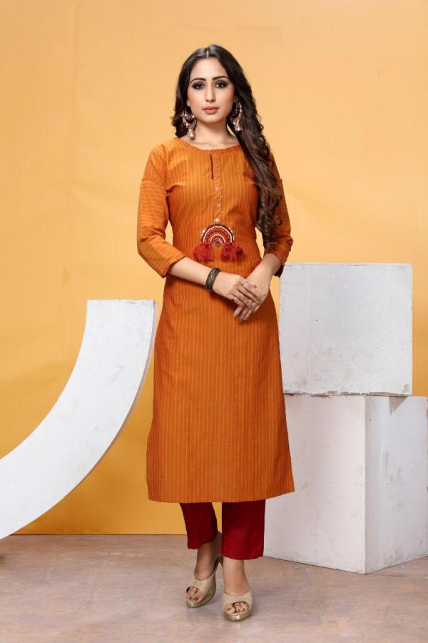 Retro-Cotton-Kurti-With-Bottom